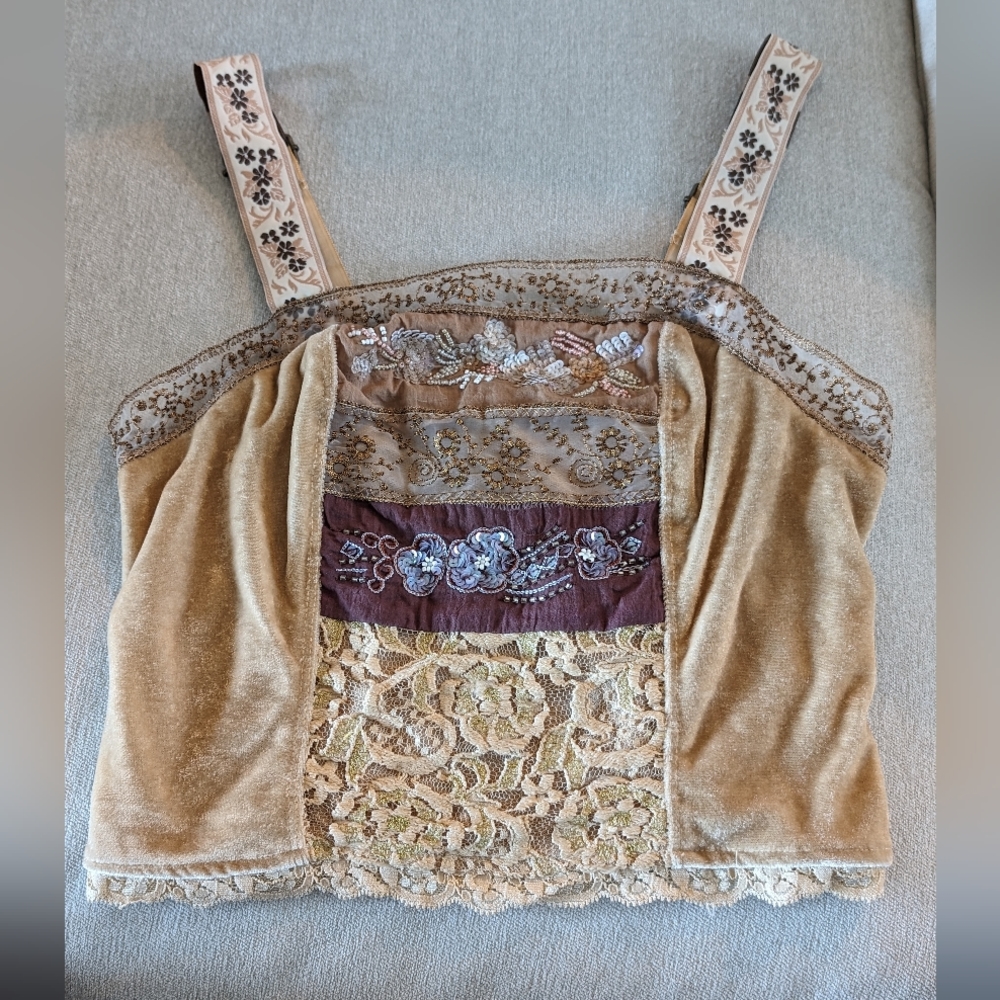 NWT Free People Boho Chic Cropped Top - XS